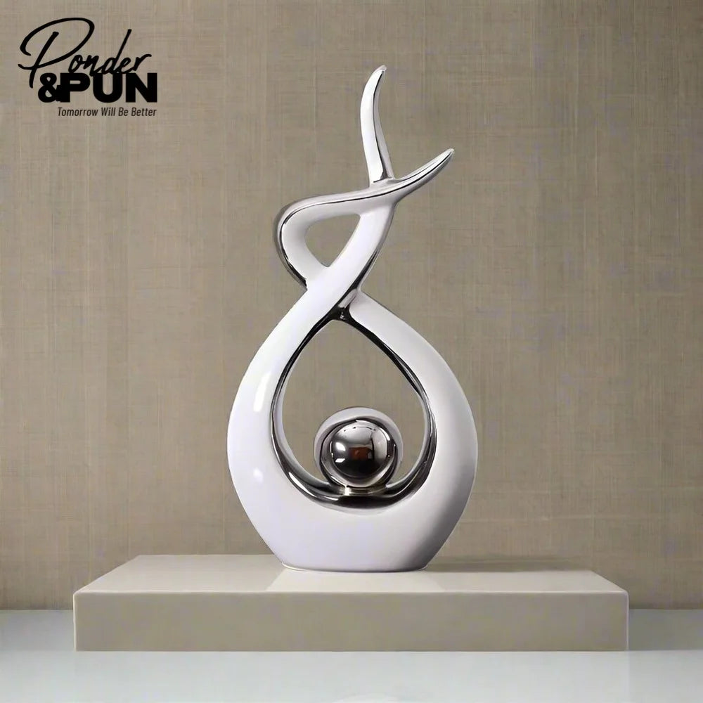 Modern Ceramic Art Decor – Elegant Home Accent