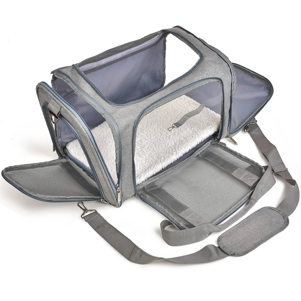 Airline-Approved Pet Carrier – Breathable & Portable Travel Bag