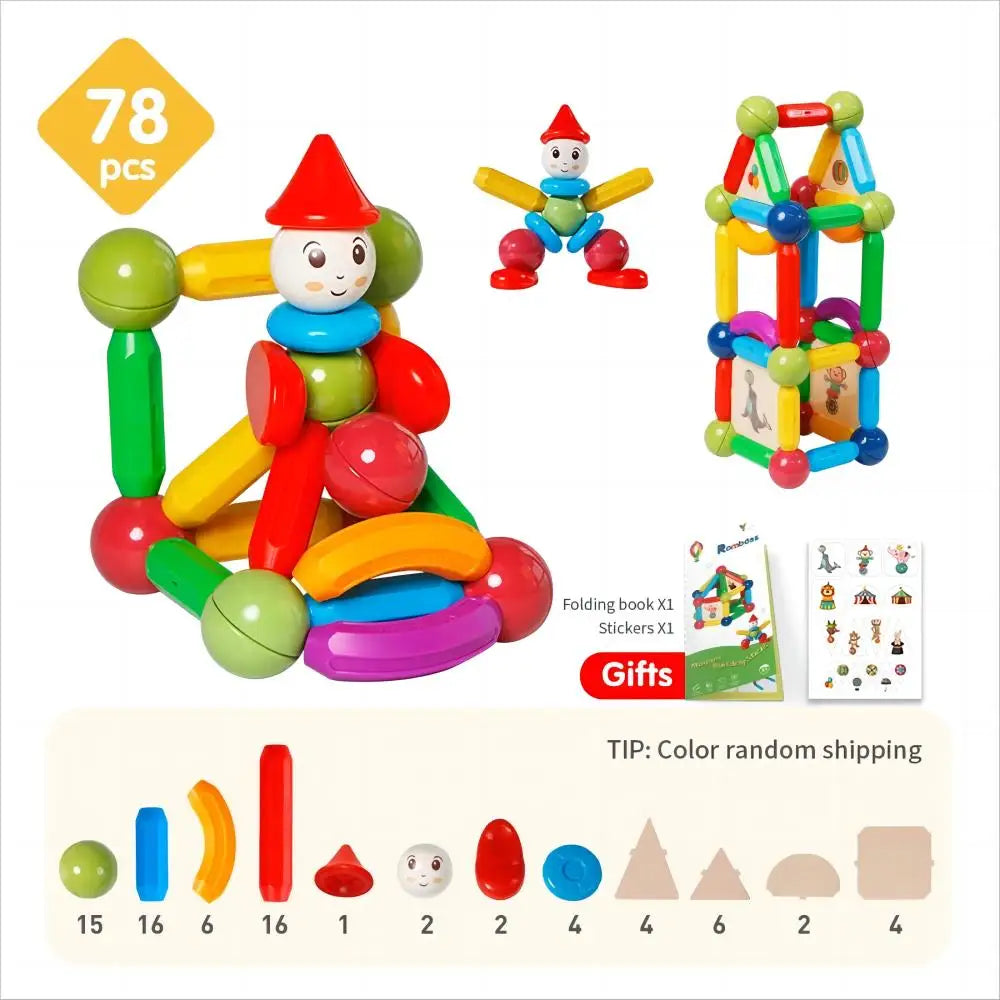 Magnetic DIY Construction Toy Set