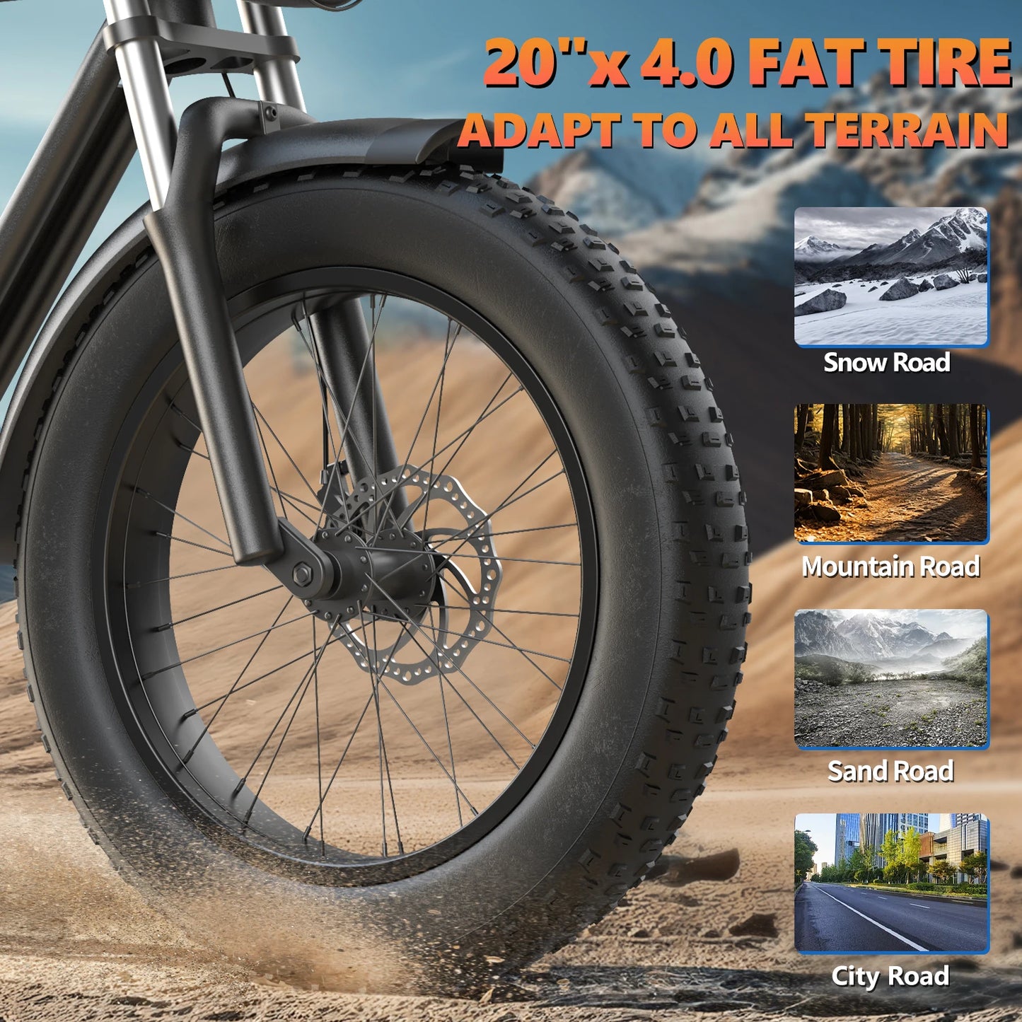High Performance 48V Electric Bike with Samsung Battery and 1500W Motor