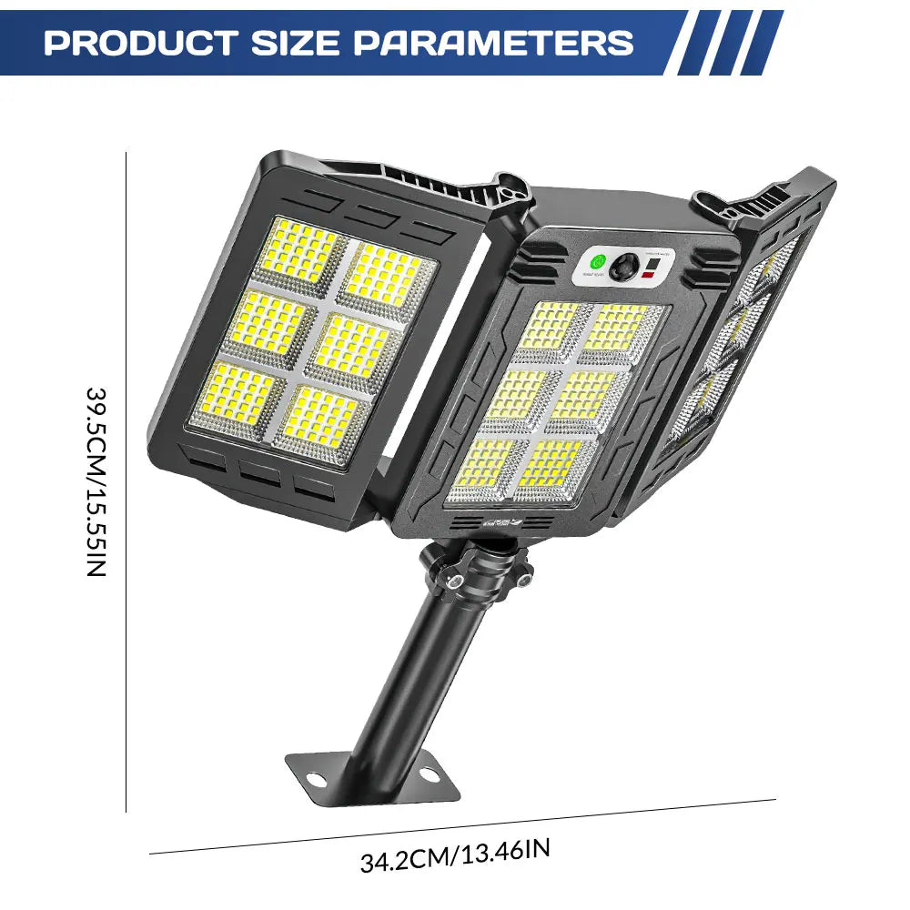 LED Solar Sensor Wall Light with 3 Modes