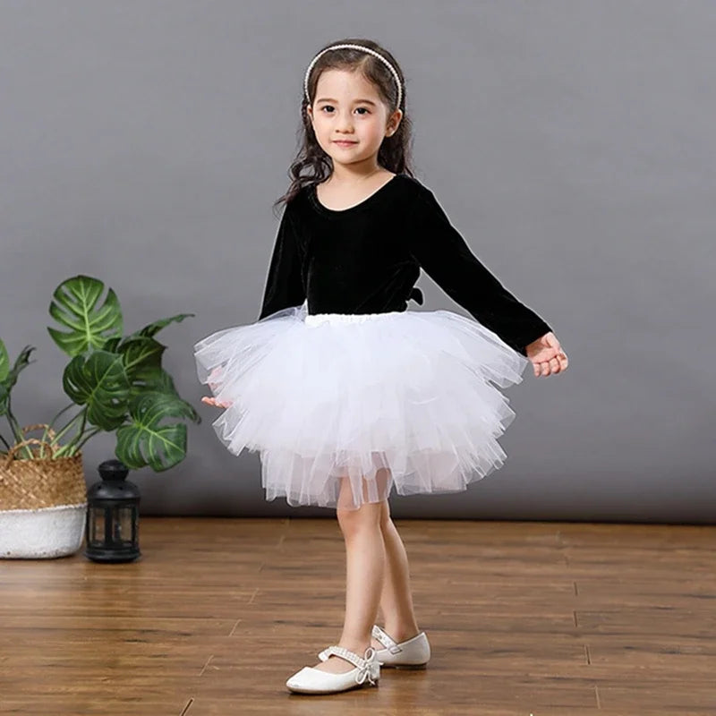 Girls Fluffy Tutu Skirt for Dance and Parties