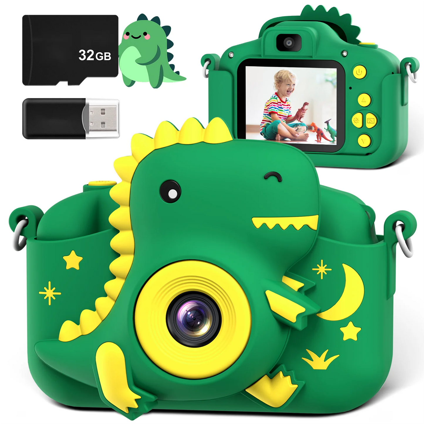 Kids Digital Camera with 1080P Video & 20MP Photos