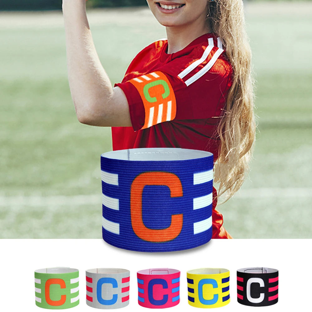 Football Captain Armband Adjustable Band with Touch Fastener