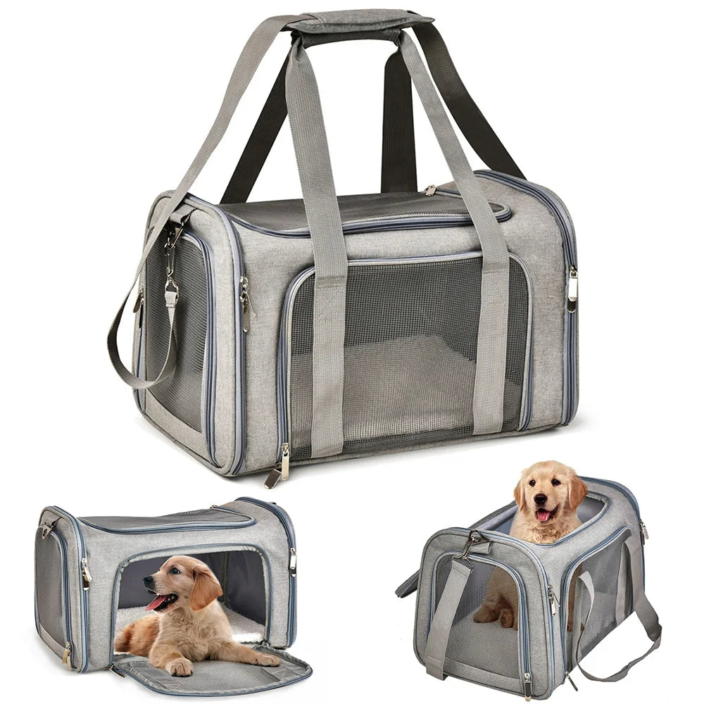 Airline-Approved Pet Carrier – Breathable & Portable Travel Bag