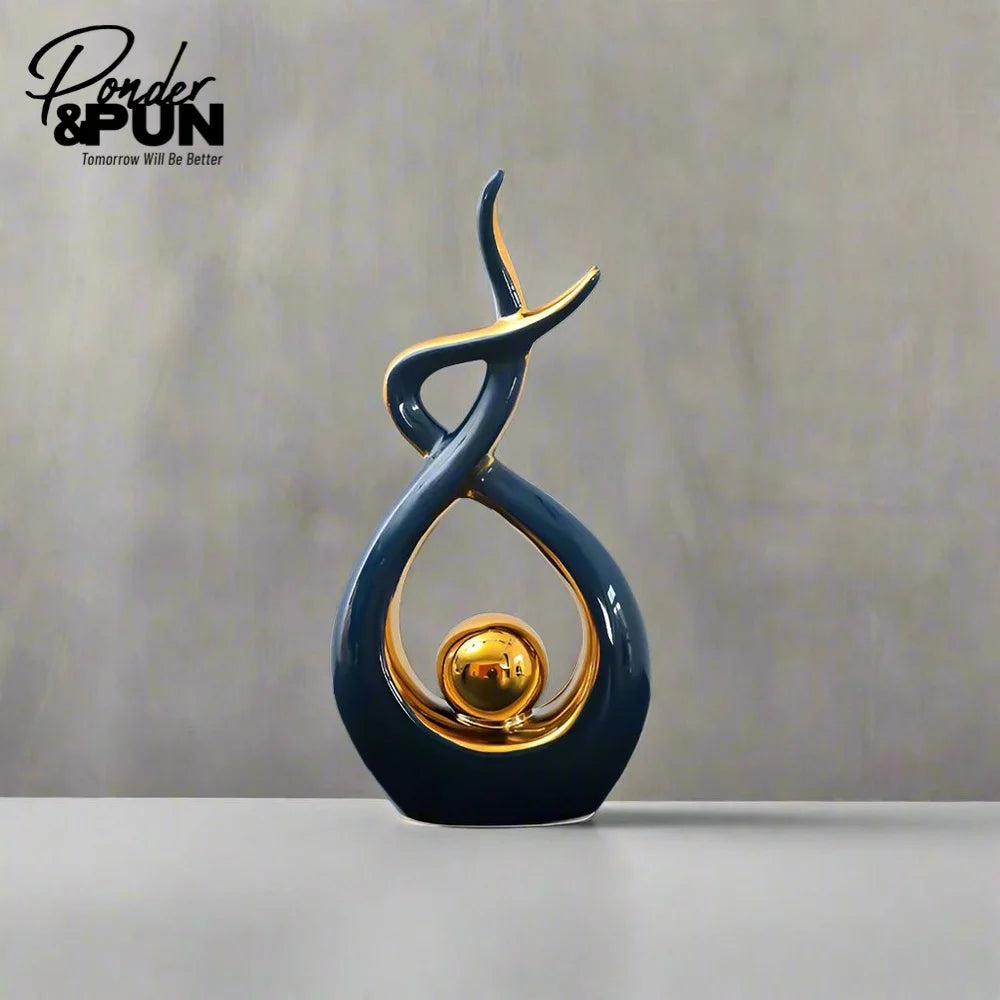 Modern Ceramic Art Decor – Elegant Home Accent