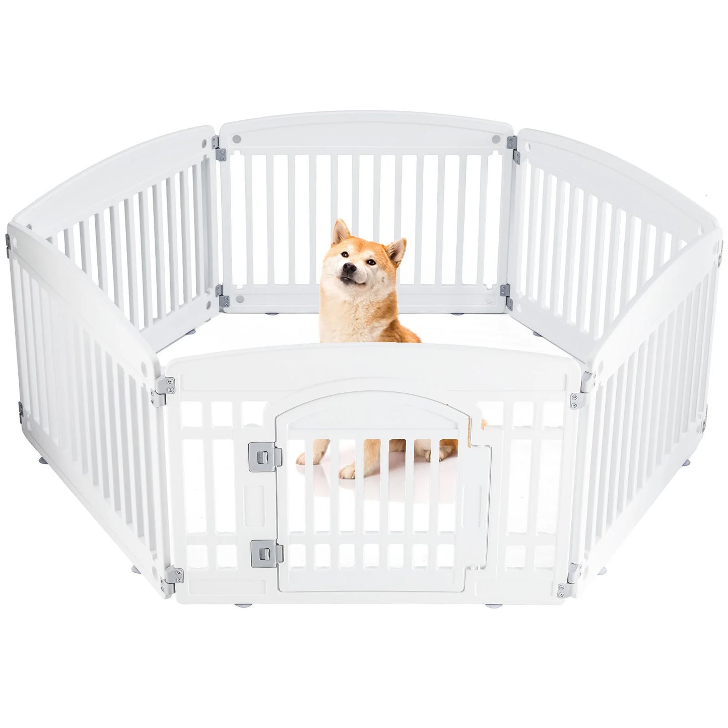 Plastic Dog Playpen for Indoor & Outdoor Use