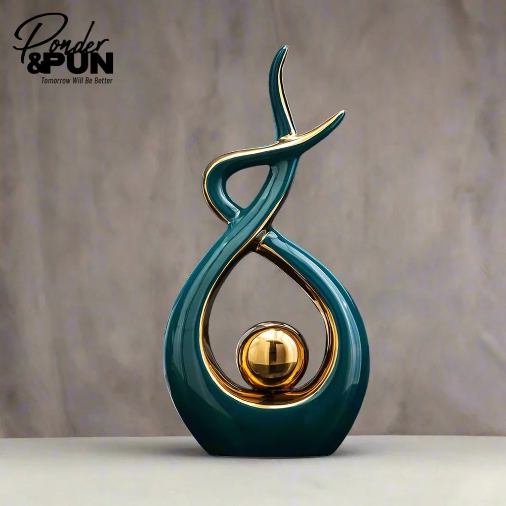 Modern Ceramic Art Decor – Elegant Home Accent