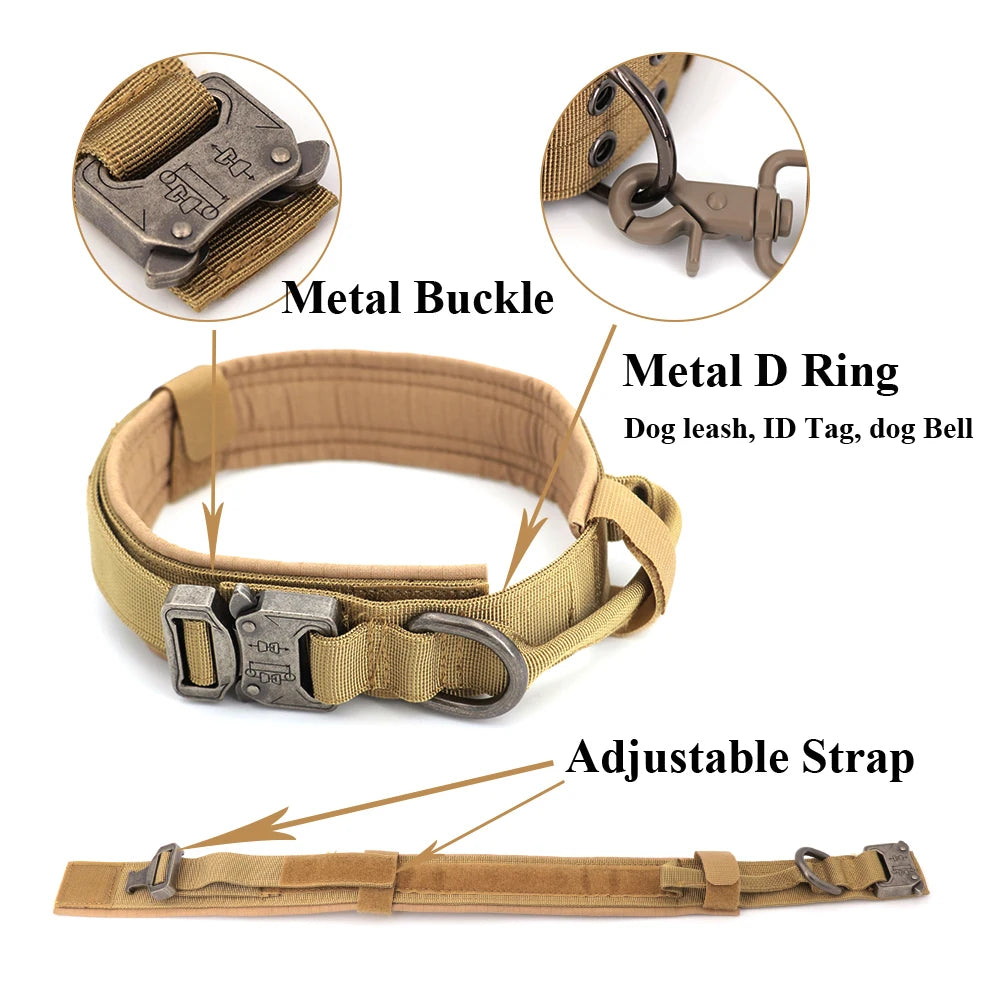PETRAVEL Adjustable Dog Harness & Collar Set – Durable Nylon Vest with Quick Release & No-Pull Design