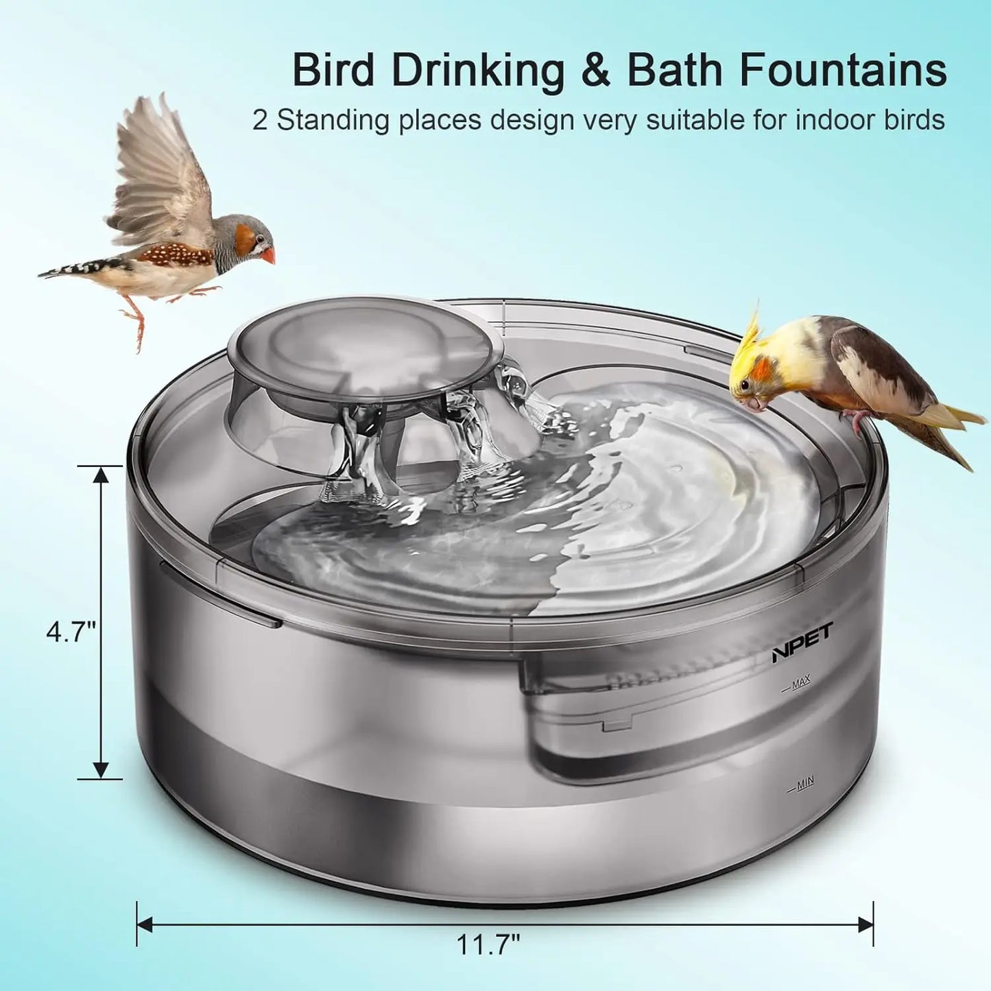 Automatic Pet Water Fountain 5 Liter Capacity