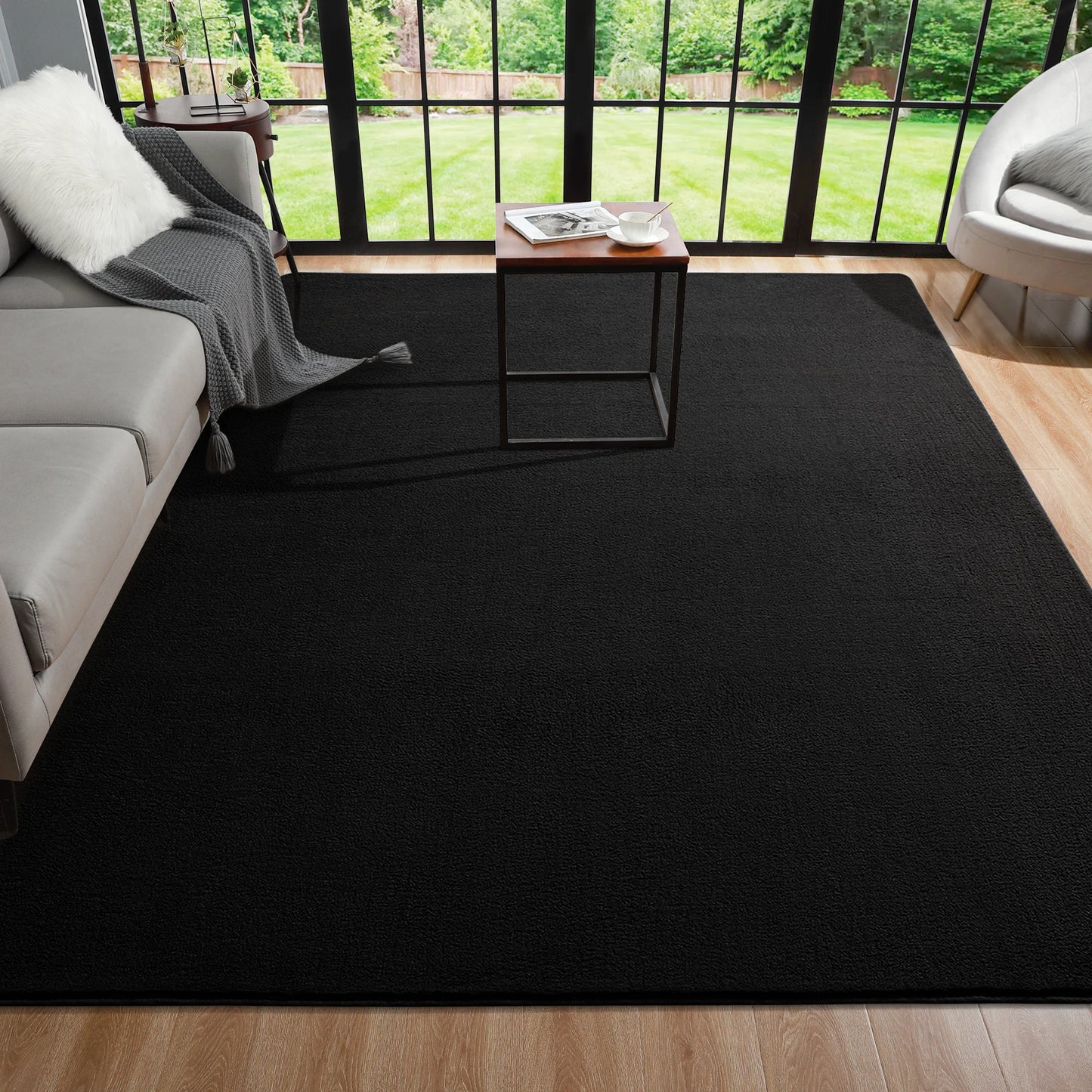 Soft & Nonslip Living Room Rug – Plush Floor Carpet for Home Decoration