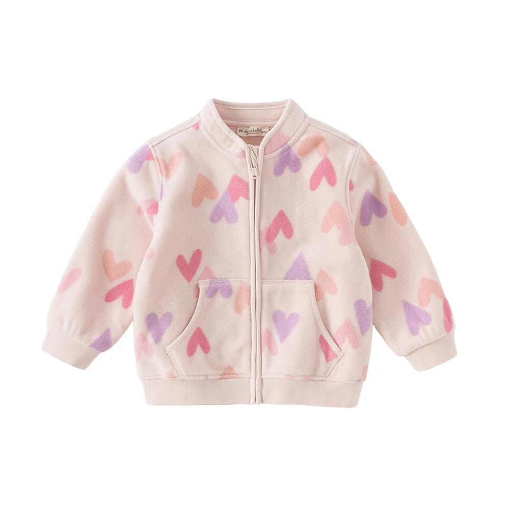 Children Soft Fleece Printed Jacket