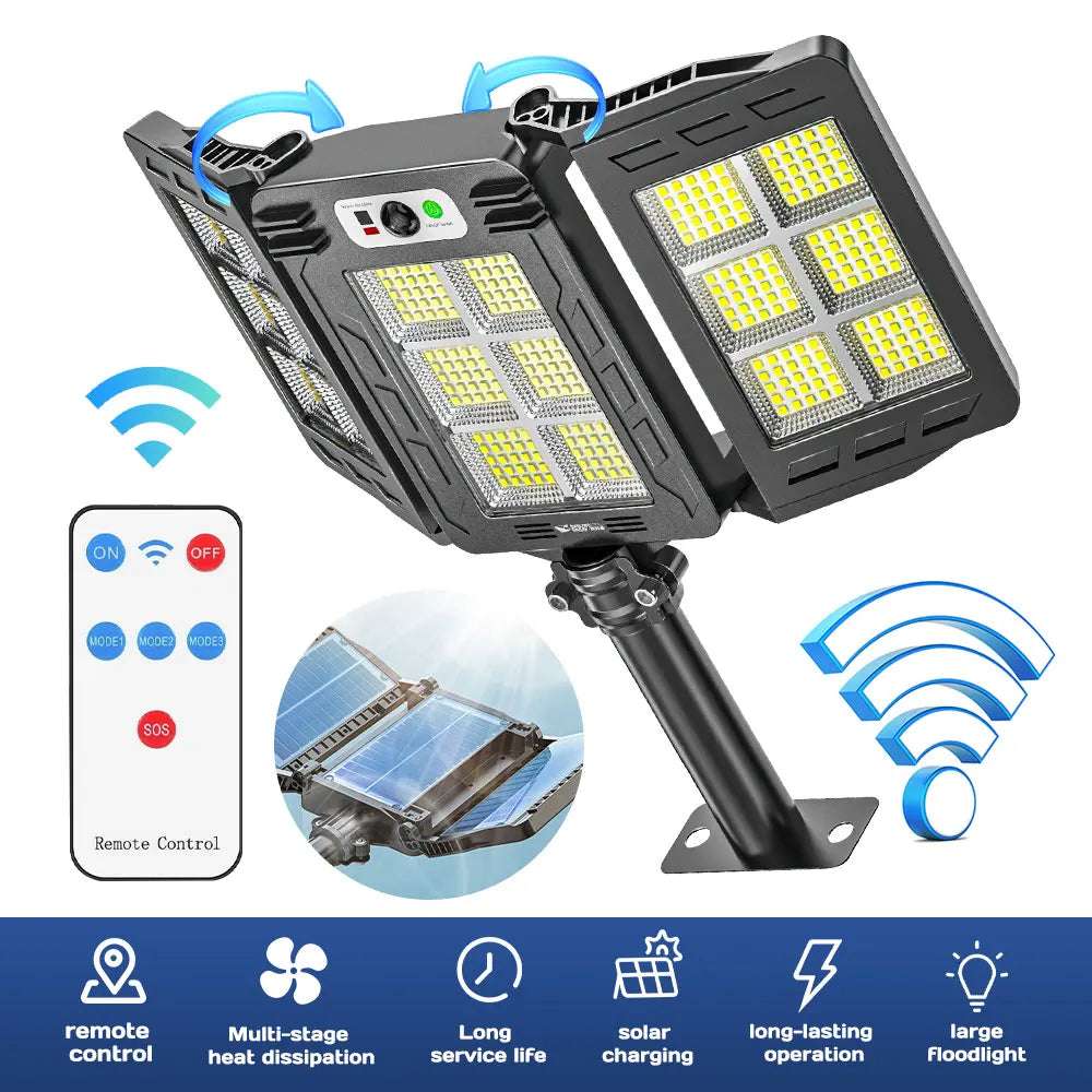 LED Solar Sensor Wall Light with 3 Modes