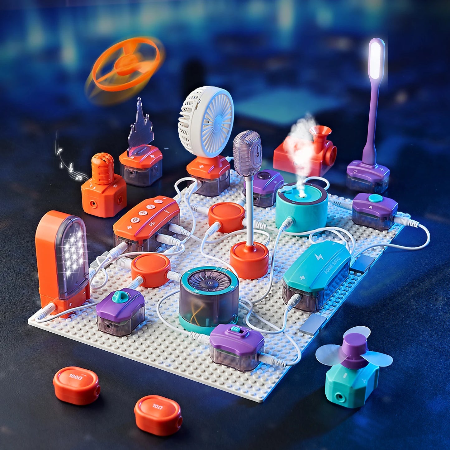STEM Electronics Circuit Kit for Kids – 53PCS Educational Science Set