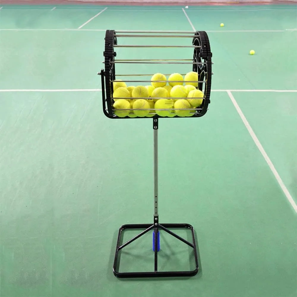 2-in-1 Automatic Tennis Ball Collector and Storage Roller