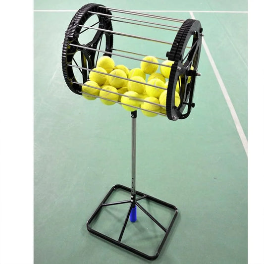 2-in-1 Automatic Tennis Ball Collector and Storage Roller