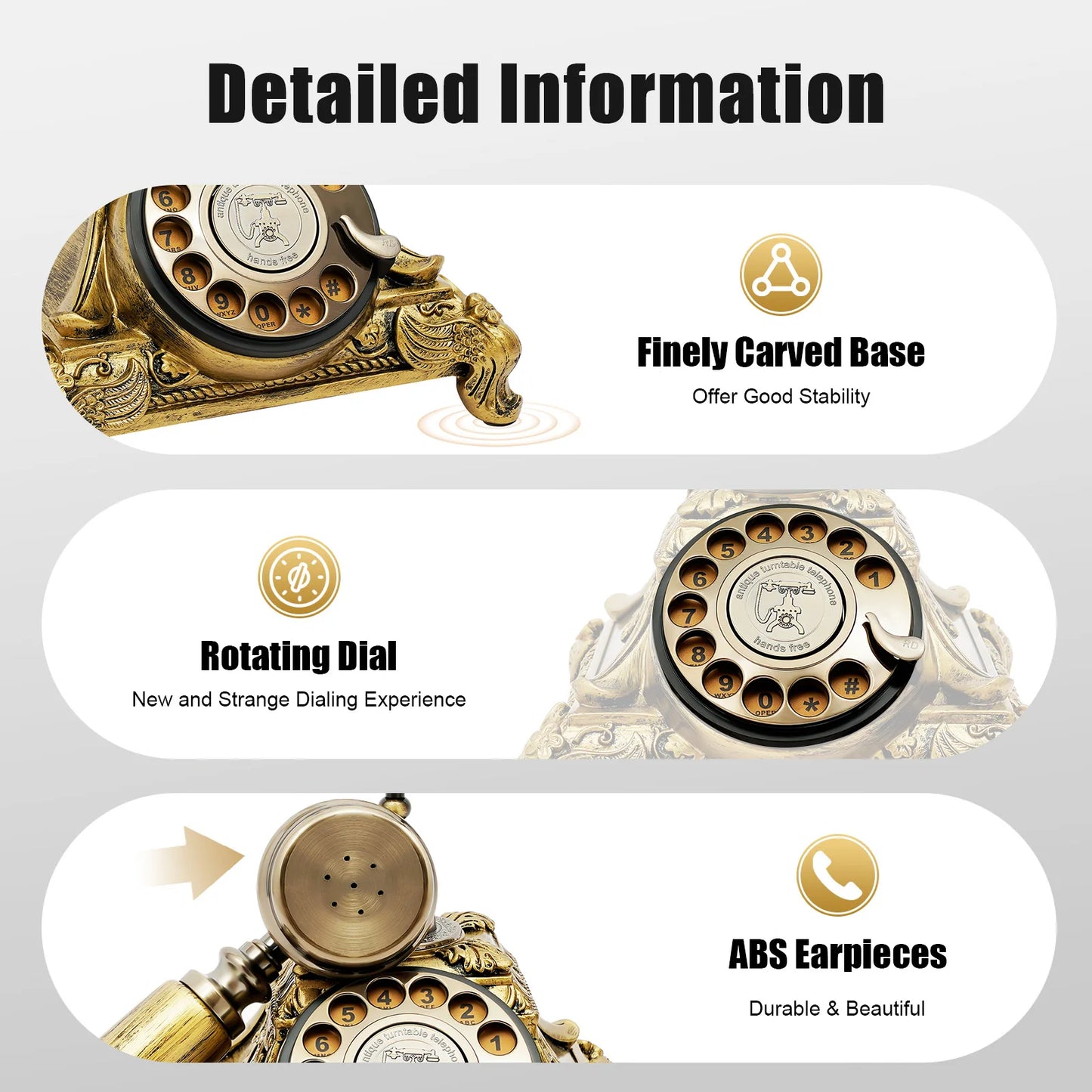 Vintage Rotary Dial Telephone