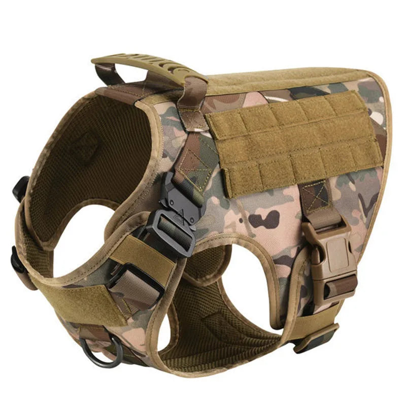 PETRAVEL Adjustable Dog Harness & Collar Set – Durable Nylon Vest with Quick Release & No-Pull Design