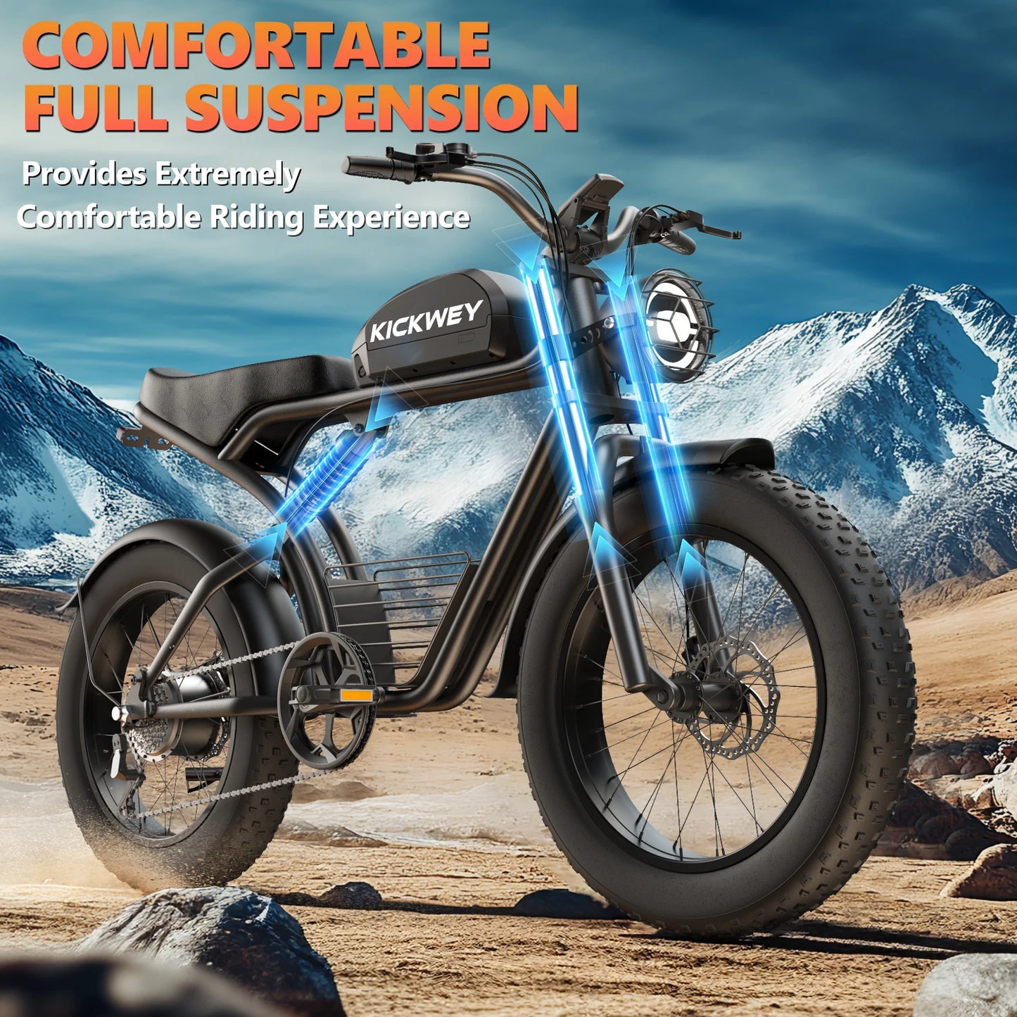 High Performance 48V Electric Bike with Samsung Battery and 1500W Motor