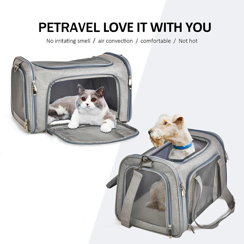 Airline-Approved Pet Carrier – Breathable & Portable Travel Bag
