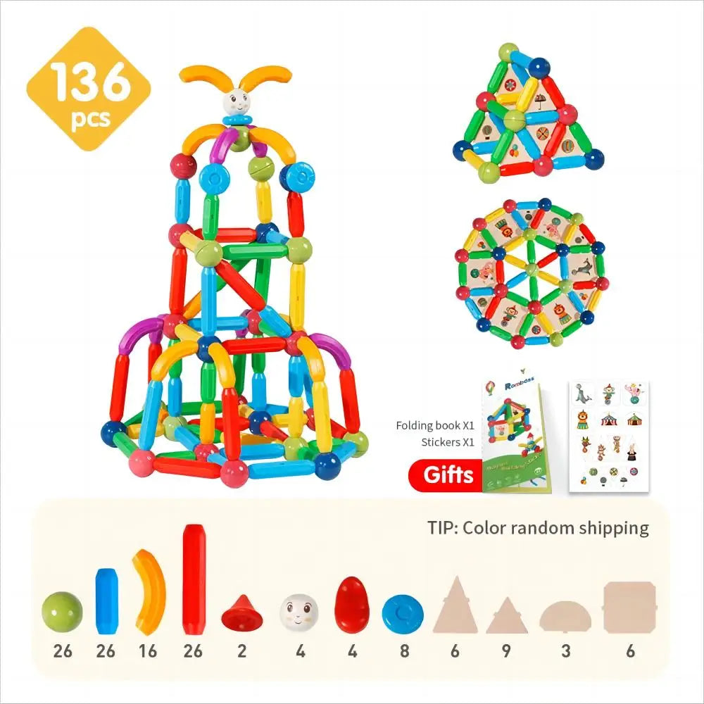 Magnetic DIY Construction Toy Set