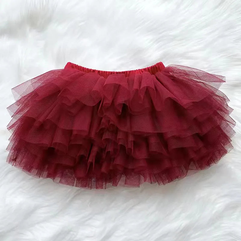Girls Fluffy Tutu Skirt for Dance and Parties
