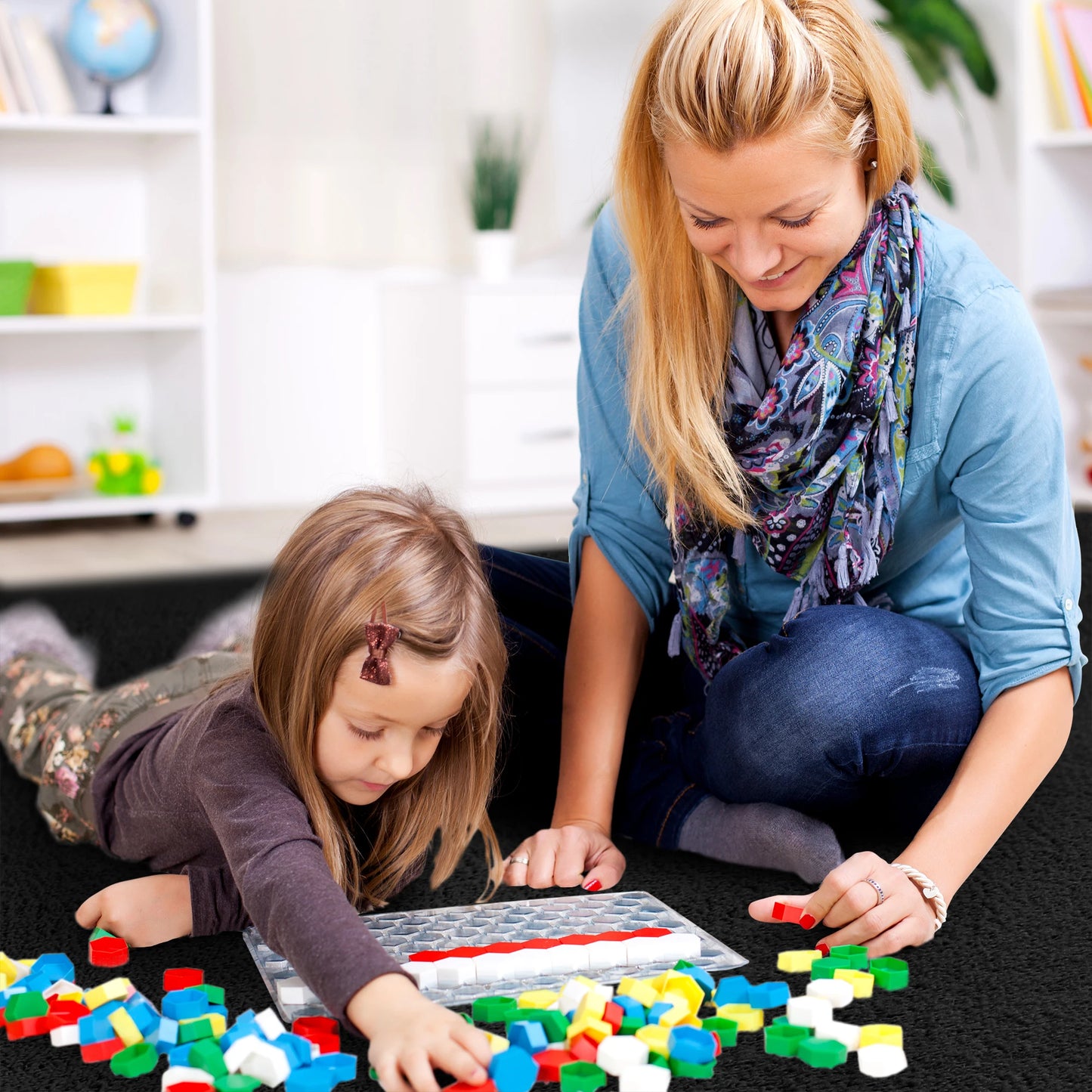Soft & Nonslip Living Room Rug – Plush Floor Carpet for Home Decoration