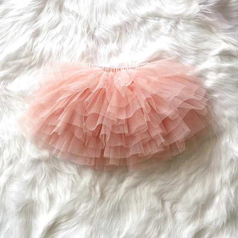 Girls Fluffy Tutu Skirt for Dance and Parties