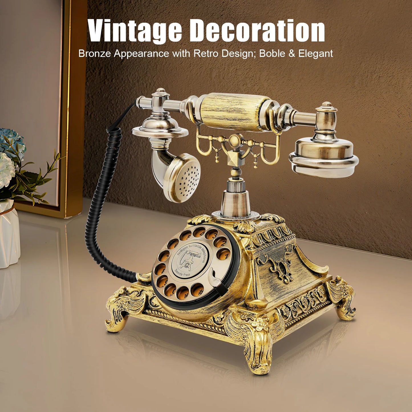 Vintage Rotary Dial Telephone