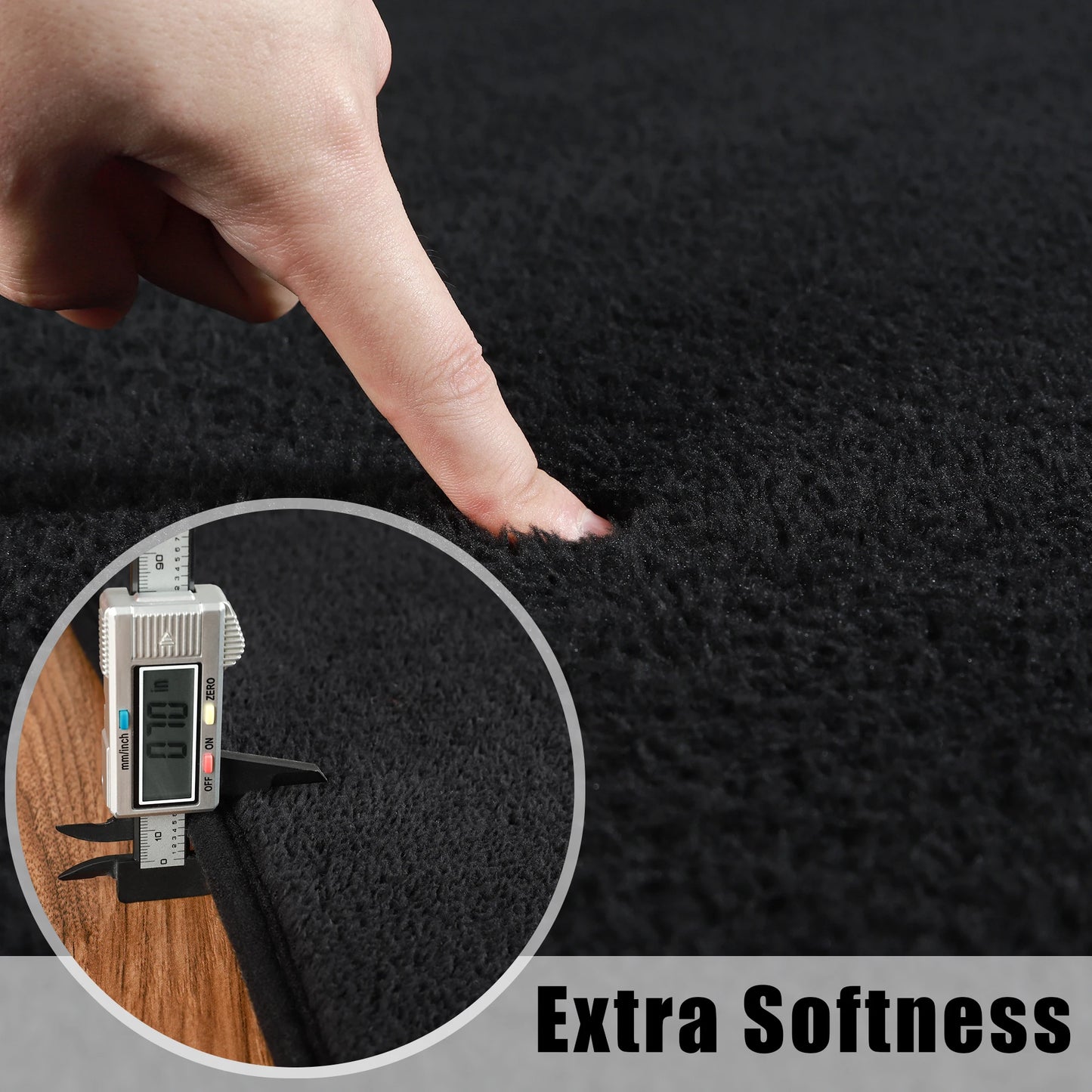 Soft & Nonslip Living Room Rug – Plush Floor Carpet for Home Decoration