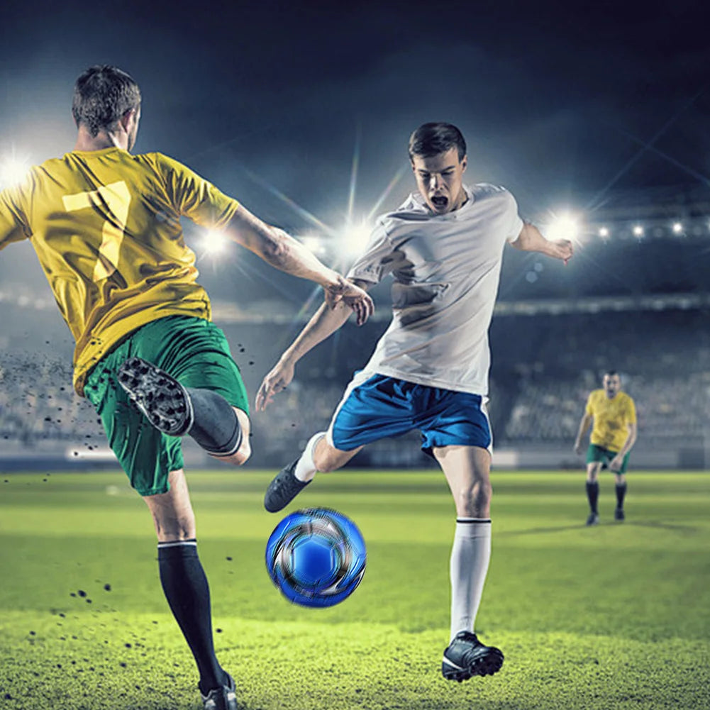 Professional Size 5 Soccer Ball PVC Seamless Waterproof Design