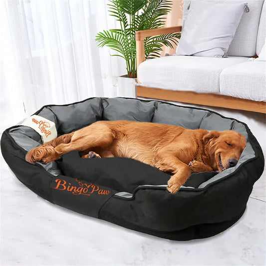 All-Season Calming Dog Bed with Removable Cushion