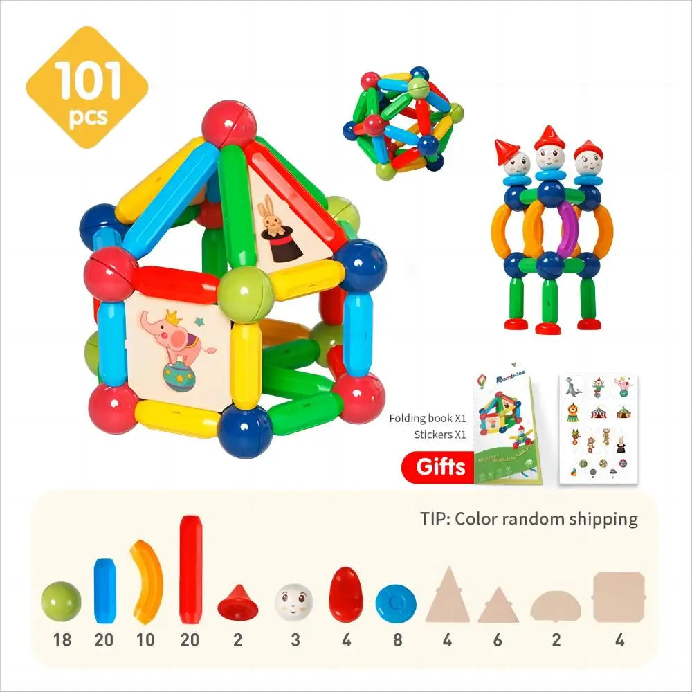 Magnetic DIY Construction Toy Set