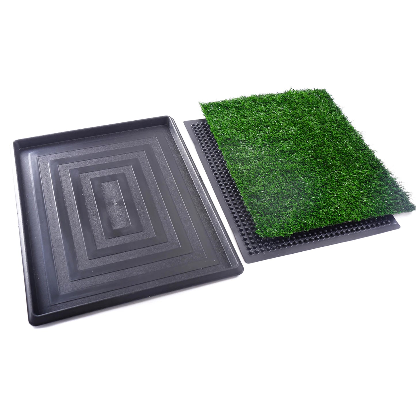 Artificial Grass Pet Potty Pad with Leak-Proof Tray