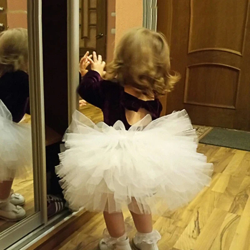 Girls Fluffy Tutu Skirt for Dance and Parties