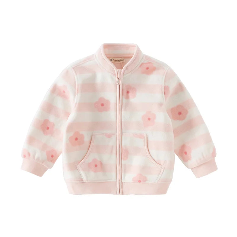Children Soft Fleece Printed Jacket