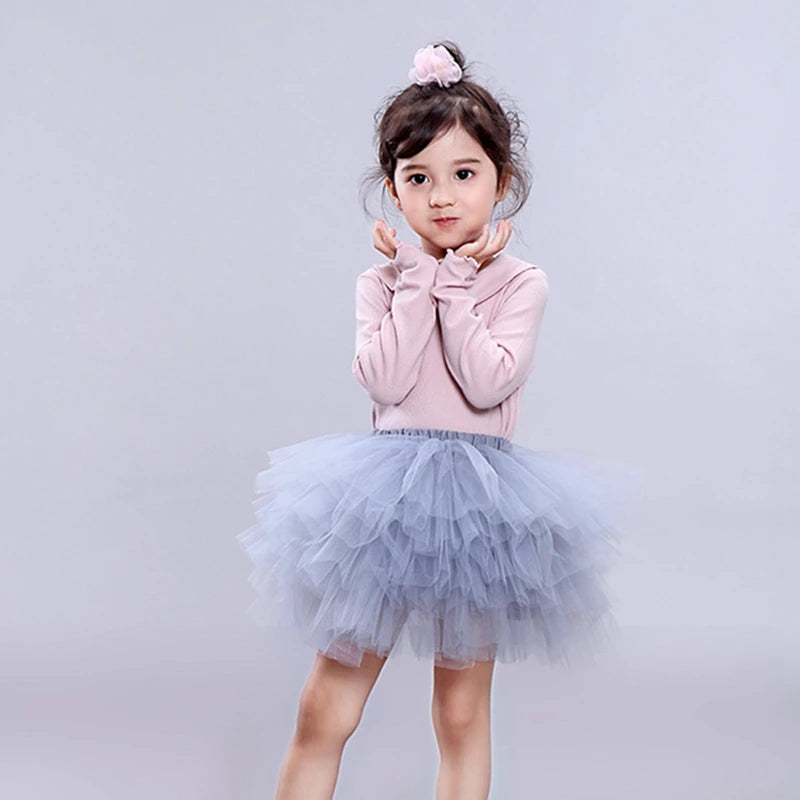 Girls Fluffy Tutu Skirt for Dance and Parties