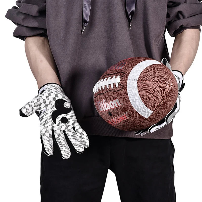 Aolikes Football Gloves with Silicone Grip – Unisex Sports Gloves