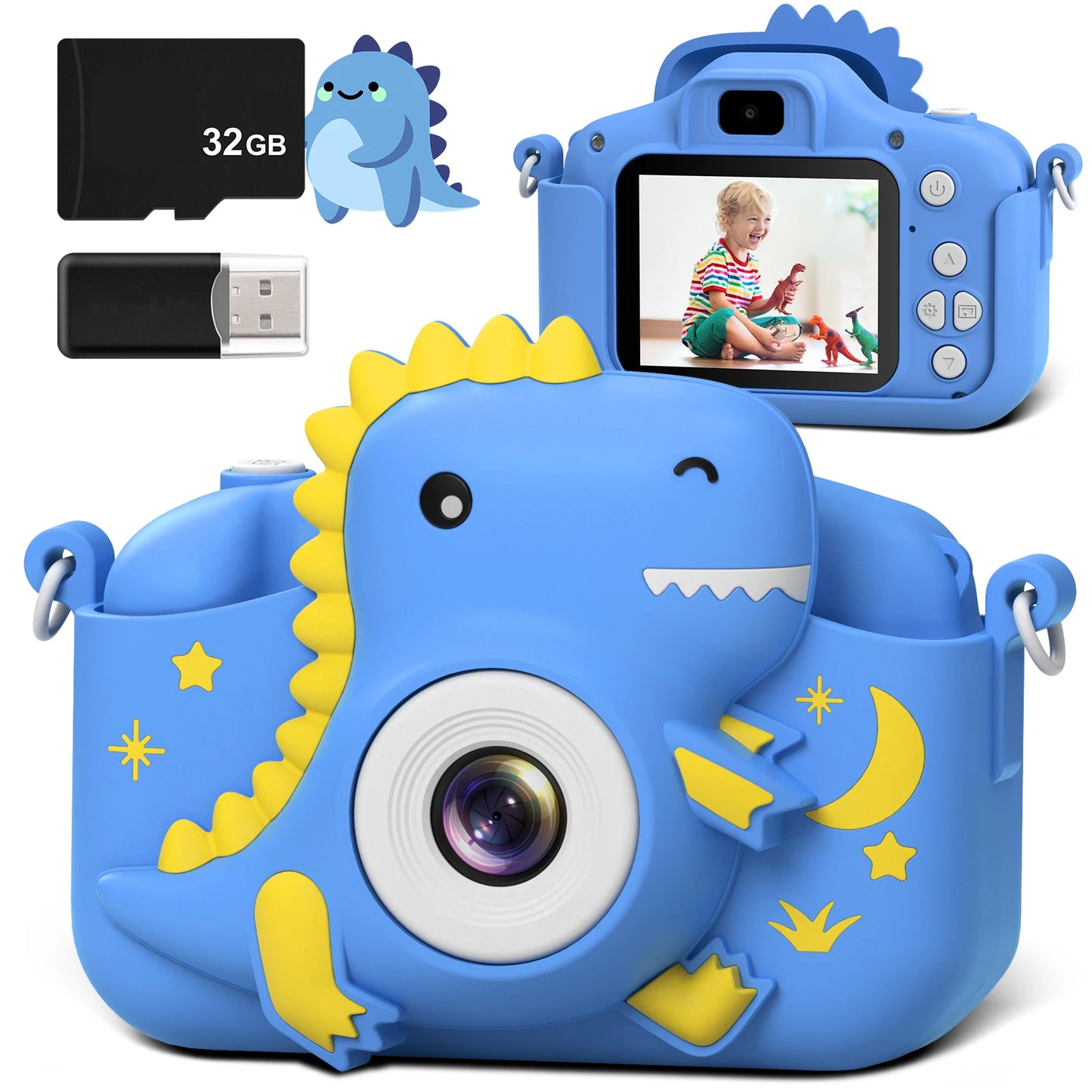 Kids Digital Camera with 1080P Video & 20MP Photos