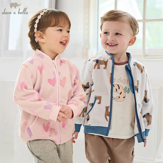 Children Soft Fleece Printed Jacket